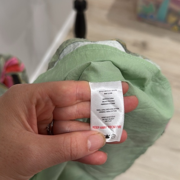 Jason Wu abstract artsy printed midi linen blend dress - Picture 9 of 9